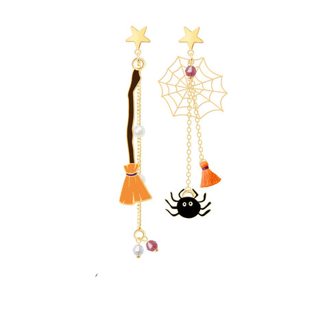 Cute Halloween Decorations Pumpkin Earrings