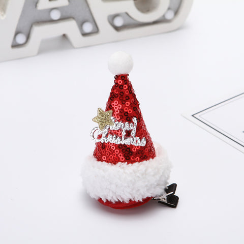 Christmas hat hairpin
