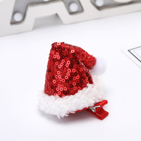 Christmas hat hairpin