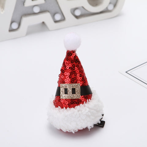 Christmas hat hairpin