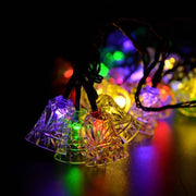 Snowman Christmas Tree LED Garland String Lights Snowflakes String Fairy Lights Hanging Ornaments