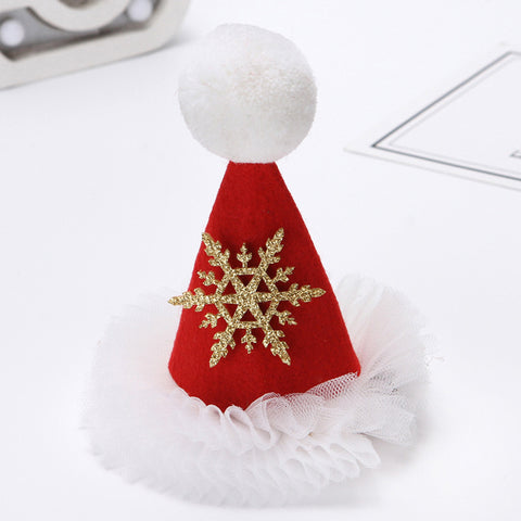 Christmas hat hairpin