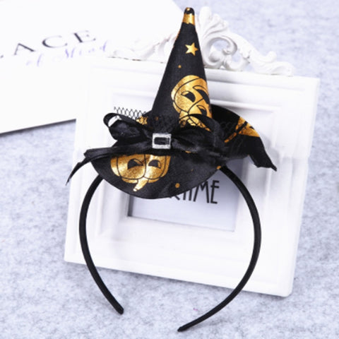 Halloween Headband Pumpkin Party Witch Hat Decoration Supplies