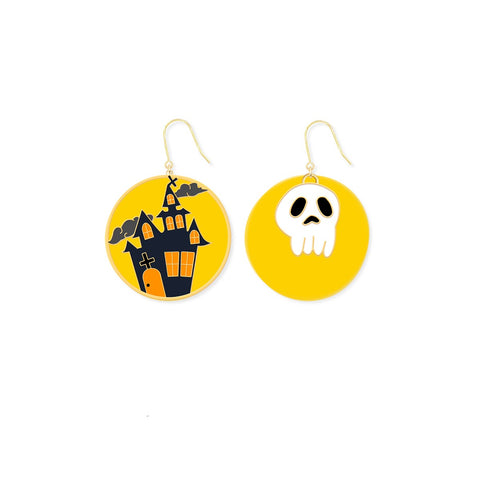 Cute Halloween Decorations Pumpkin Earrings