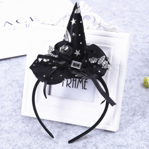 Halloween Headband Pumpkin Party Witch Hat Decoration Supplies